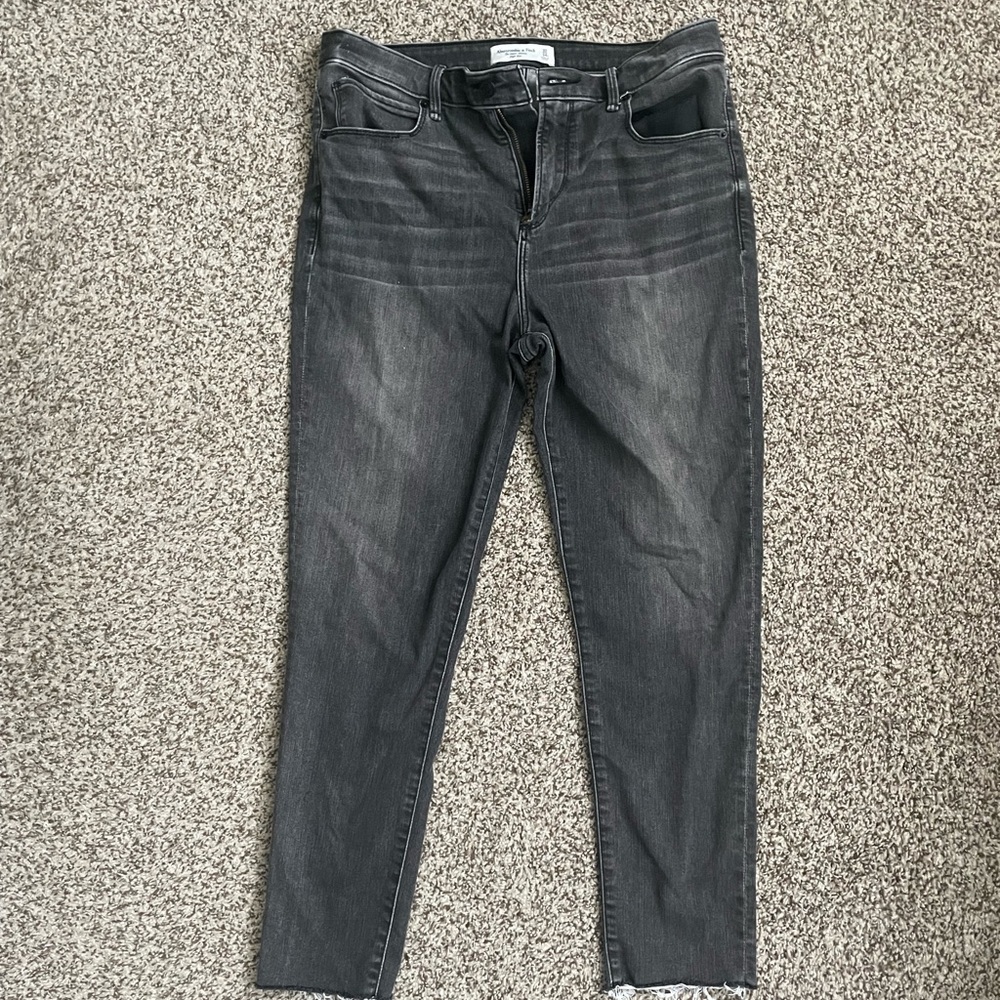 Womens Abercrombie & Fitch the super skinny high rise jeans